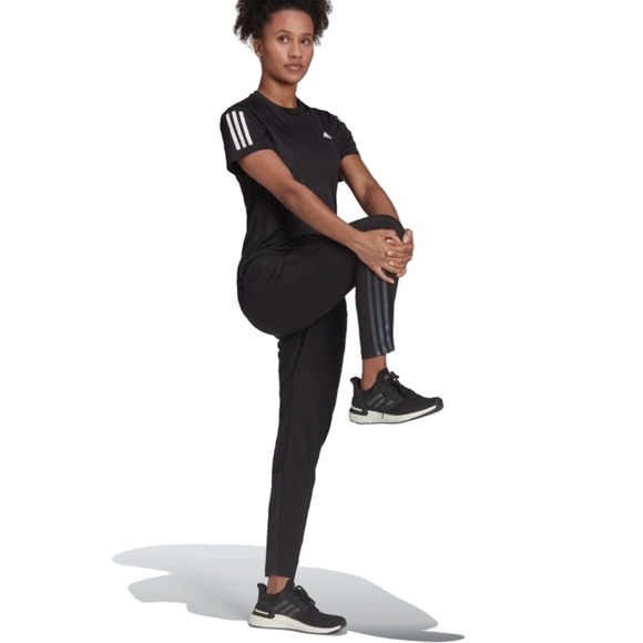 ADIDAS Own The Run Tee Shirt Top t-shirt Athletic Recycled Materials Sustainable - Picture 7 of 11